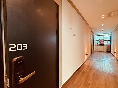 구미 레지던스 쉼 객실 복도