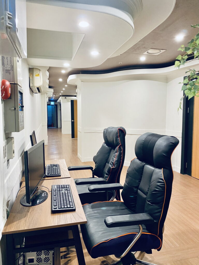 구미 모텔 달방 월세 스테이라움 공용pc