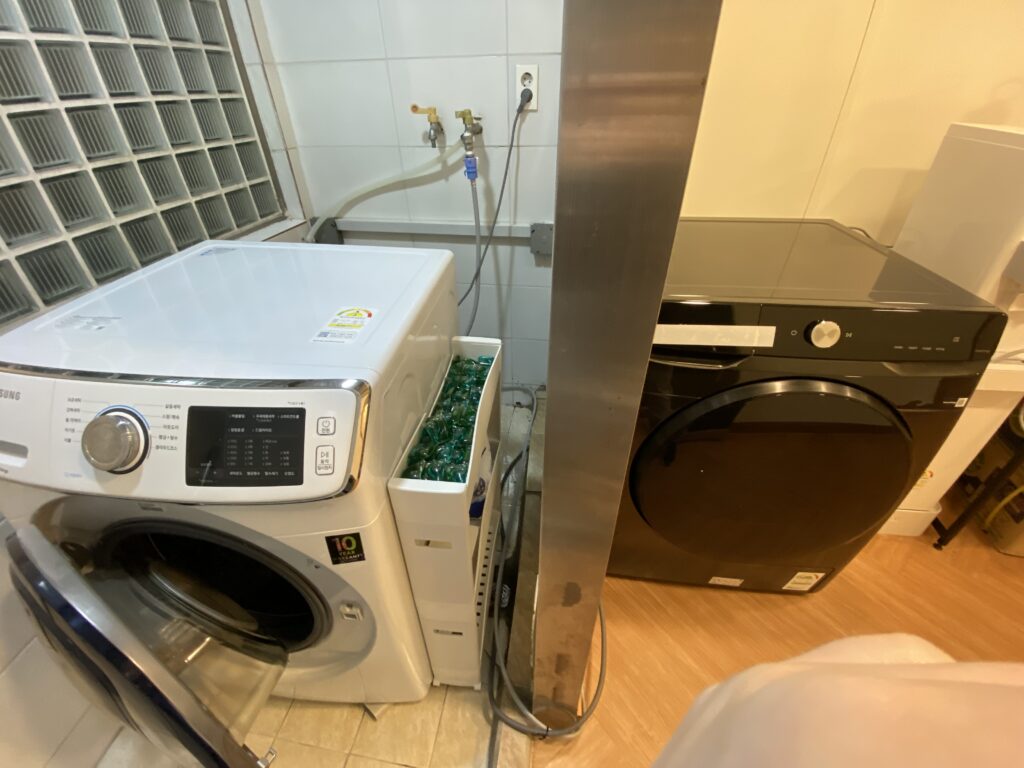 구미 모텔 달방 월세 스테이라움 세탁기&건조기